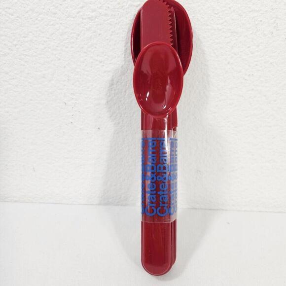 Bodum Other - Vintage Bodum Made In Sweden Red Picnic Set Rare Plastic Cutlery Set. Retro